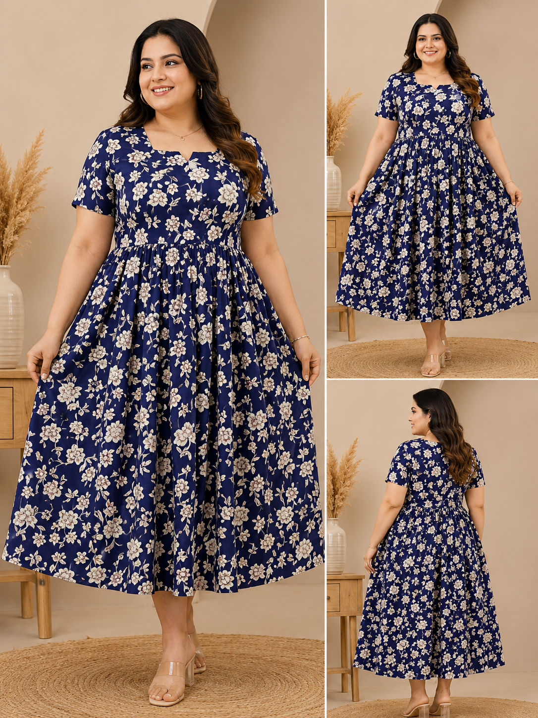 (3xl-6xl) plus size feeding navyb65