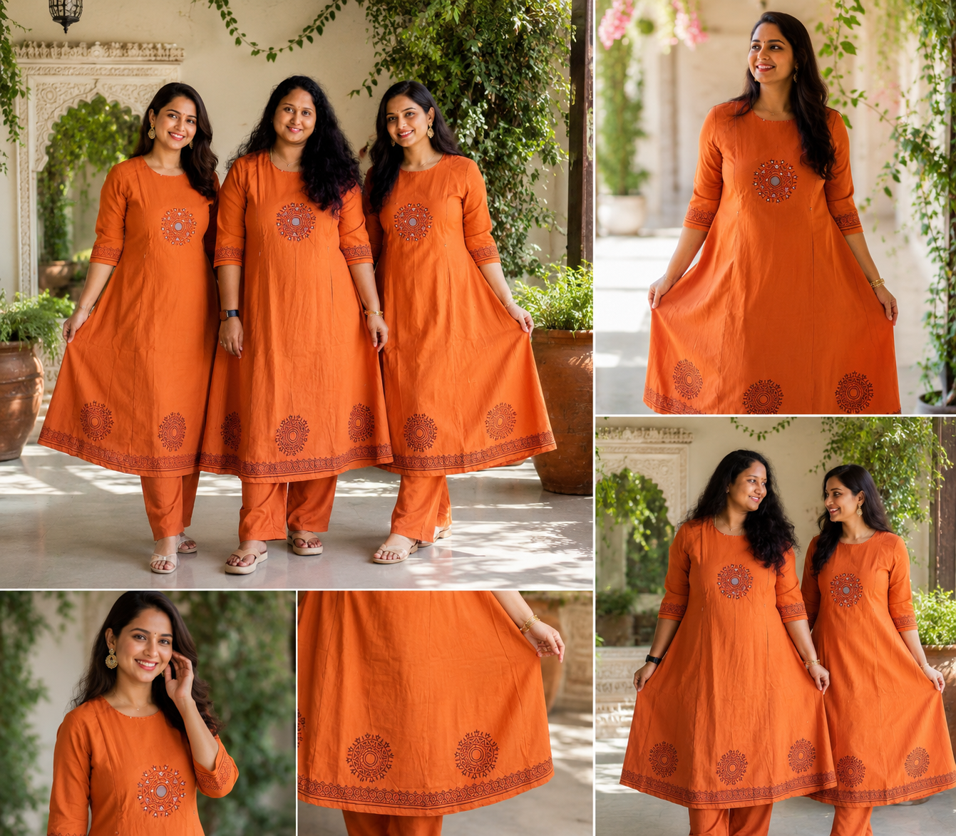 Feeding co-ord sets with embroidery