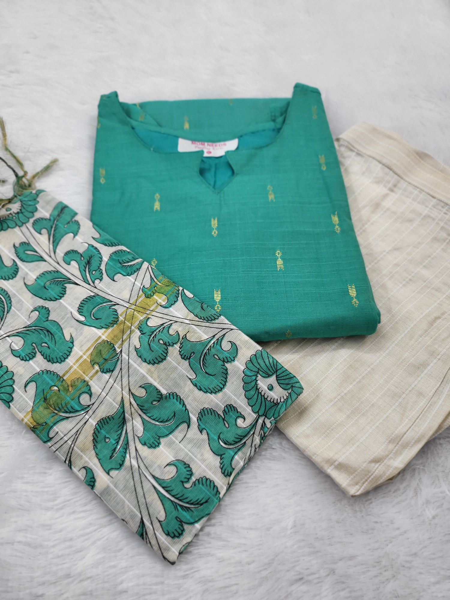 2)Partywear 3pc sets in feeding