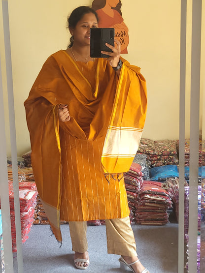 Rawsilk feeding 3pc sets golden yellow