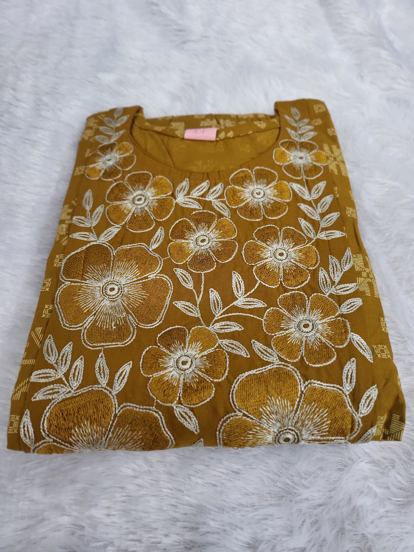 3pc set embroidery ylw6