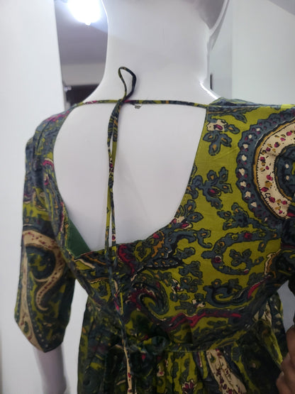Feeding frock greenmix