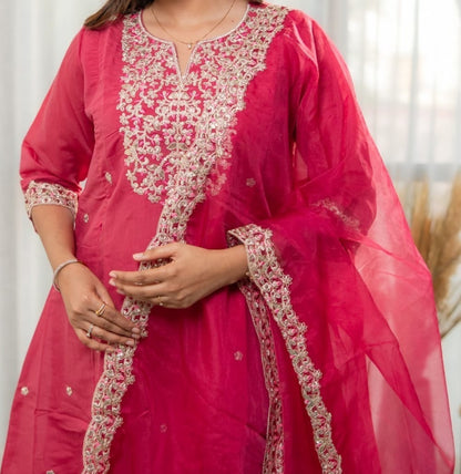 Partywear 3pc sets red
