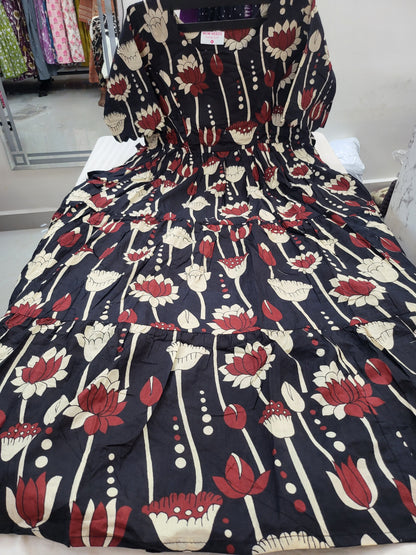 1049/- Kalamkaari #blk/rd