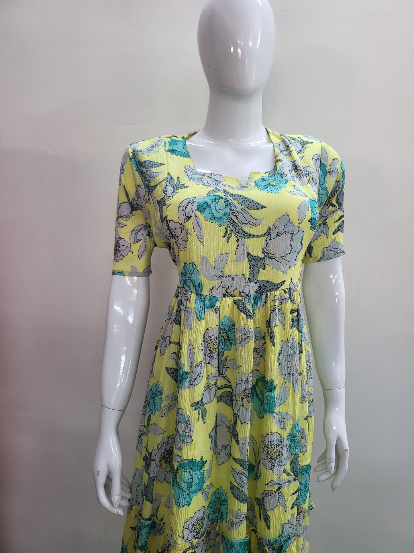 Delta crepe feeding Kurtis grn/ ylw