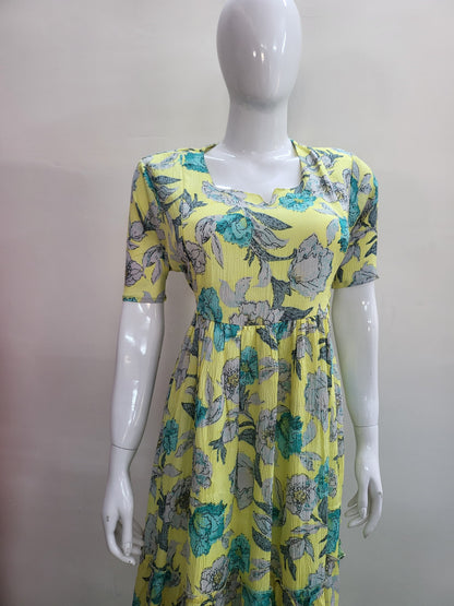 Delta crepe feeding Kurtis grn/ ylw