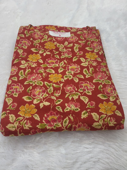 3pc sets in feeding cotton red