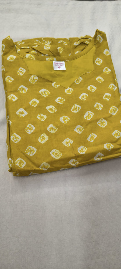Yellow bandhini summer