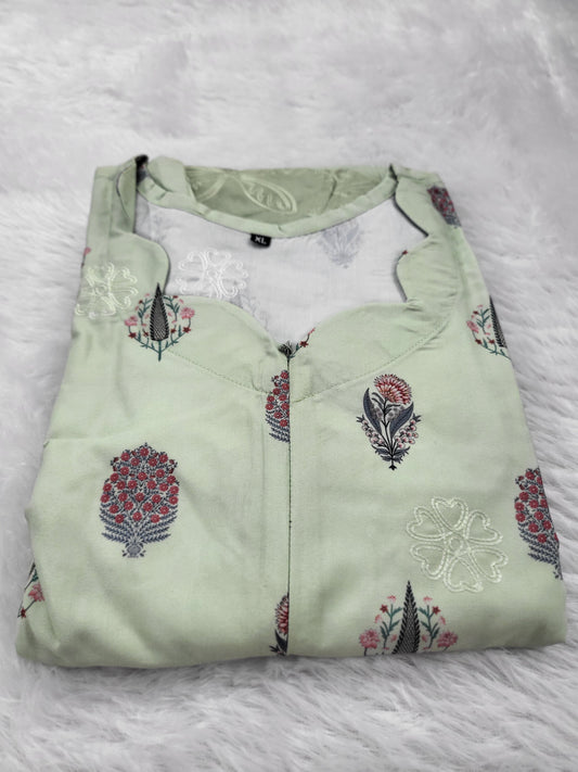 Feeding frock center zip A2