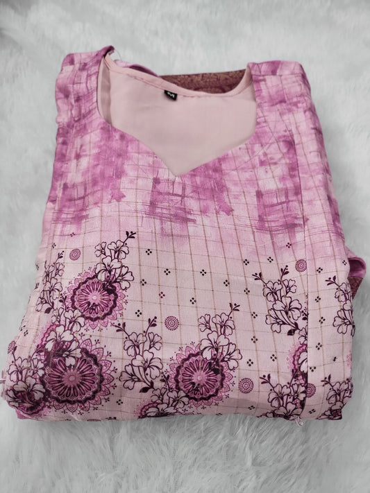 Festive collection long 1pc pink