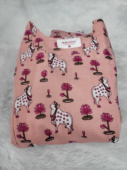 Pichvai print feeding pink