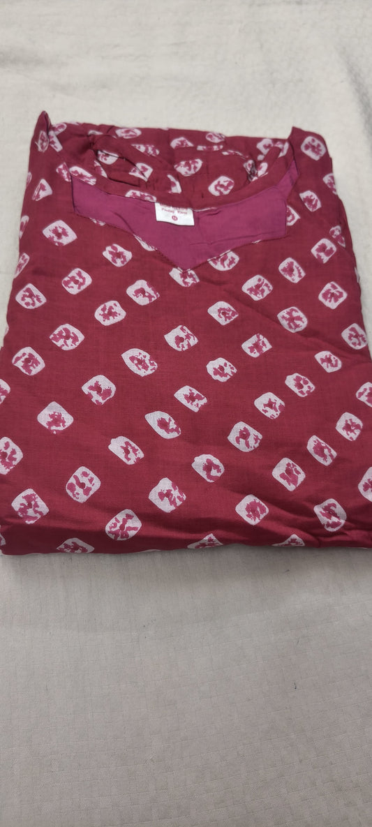 Pink bandhini summer