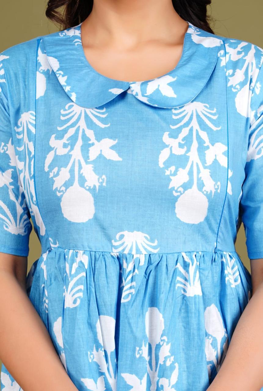 Dailywear feeding skyblue/ white flrs