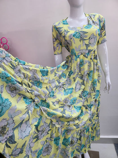 Delta crepe feeding Kurtis grn/ ylw