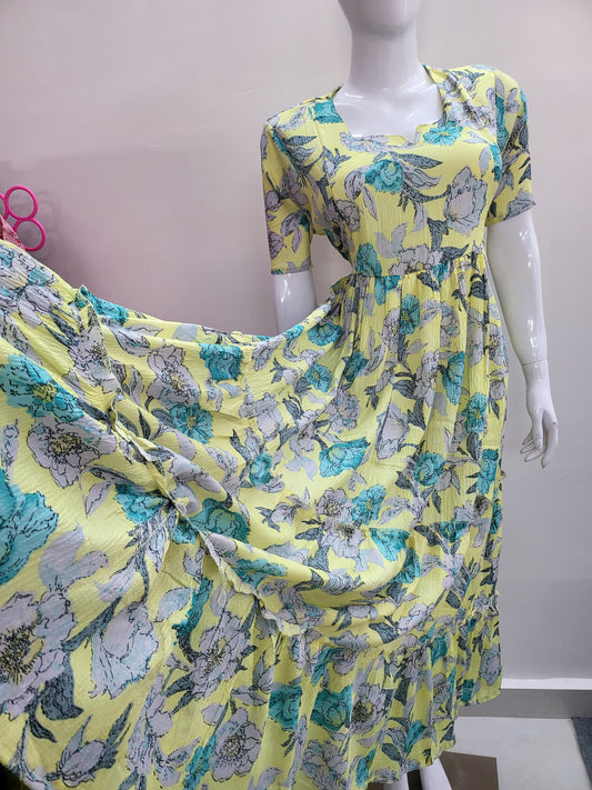 Delta crepe feeding Kurtis grn/ ylw