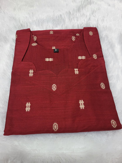 Rawsilk kurtis06 non feeding