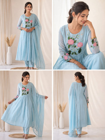 1550 3pc sets Partywear sky
