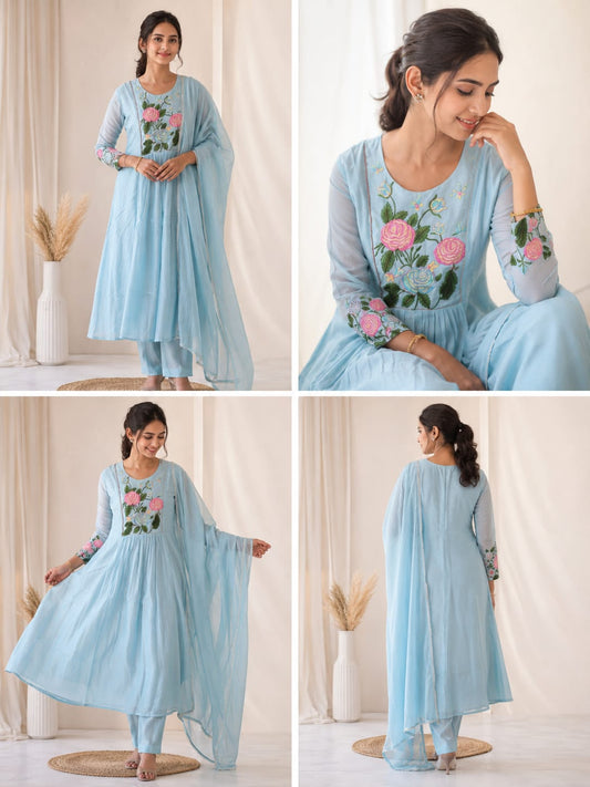 1550 3pc sets Partywear sky