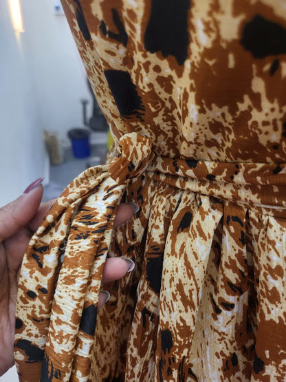 Delta crepe feeding Kurtis cream tiger