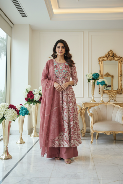 3pc set embroidery pea