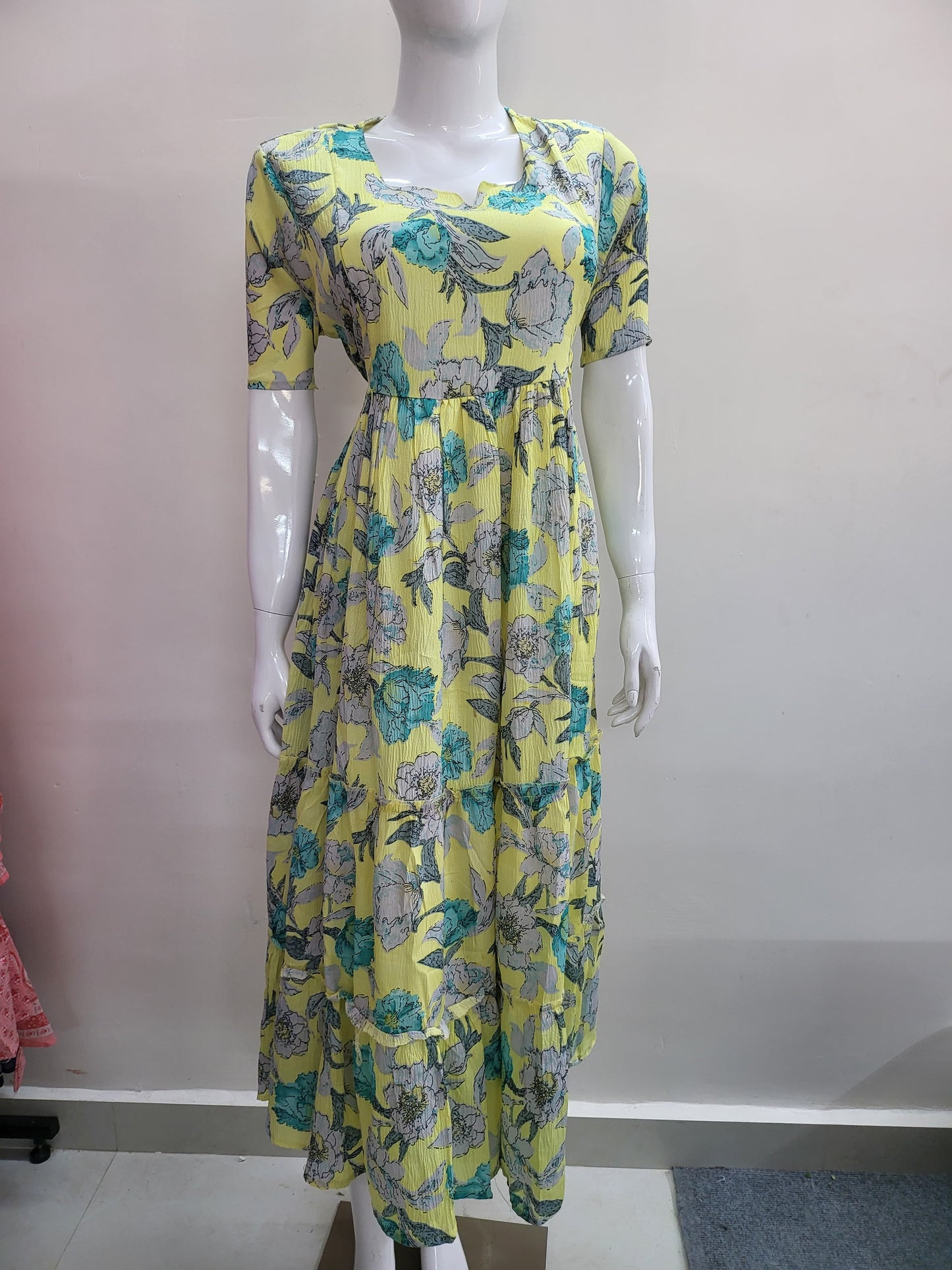 Delta crepe feeding Kurtis grn/ ylw