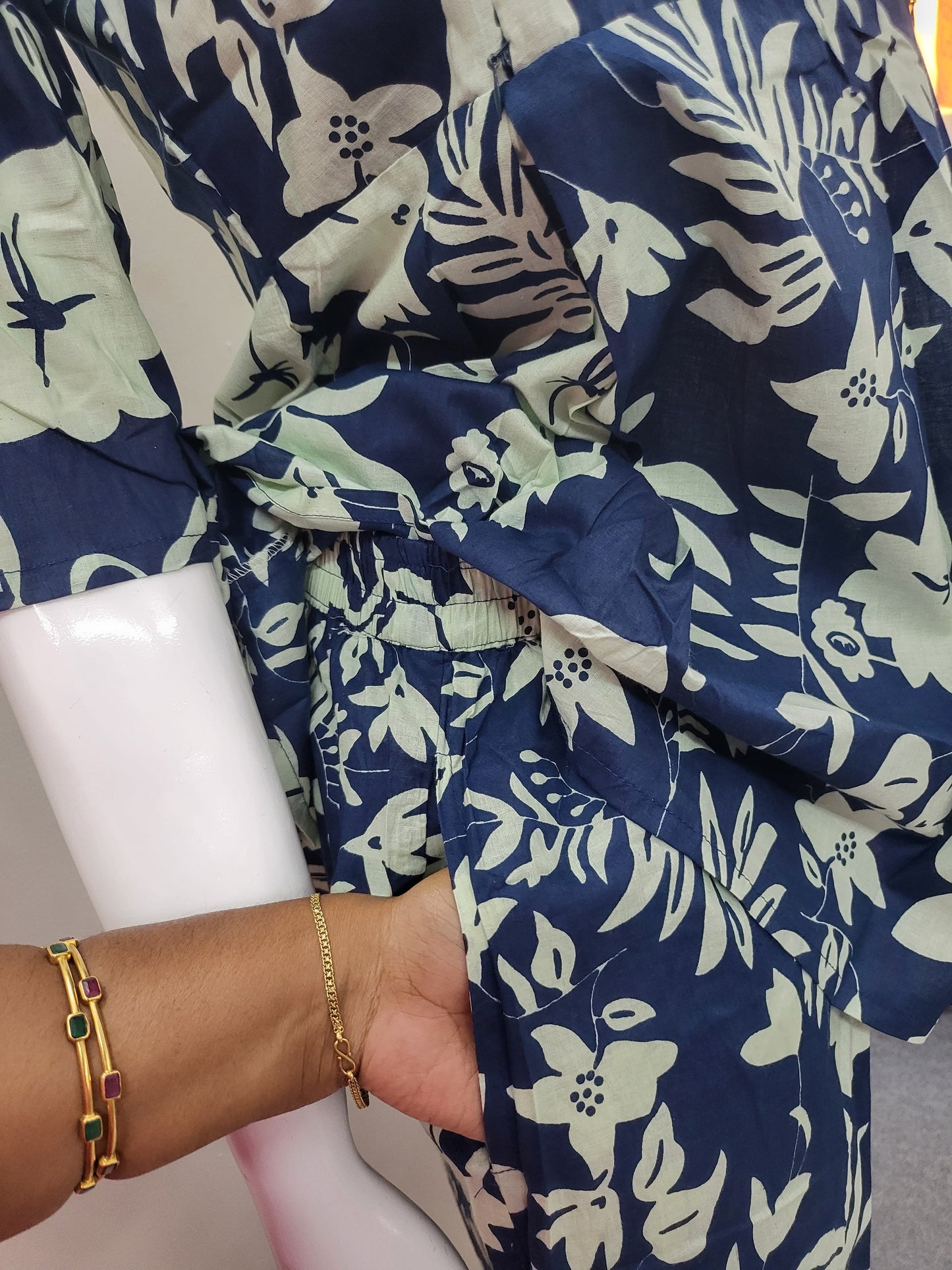 Feeding co-ord sets blue floral