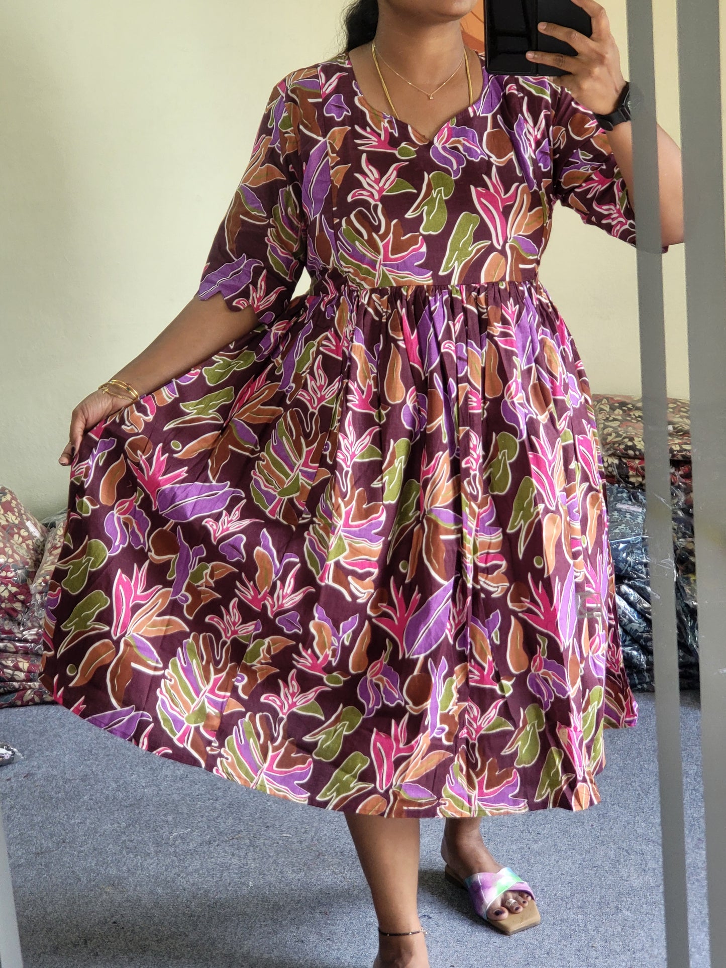 Plus sizes feeding kurtis mixed