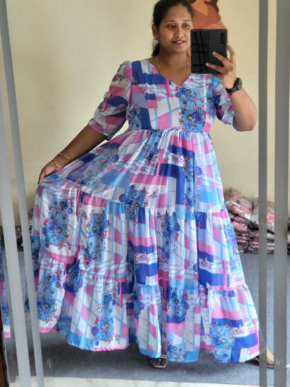Gorgette 3tire feeding light blu