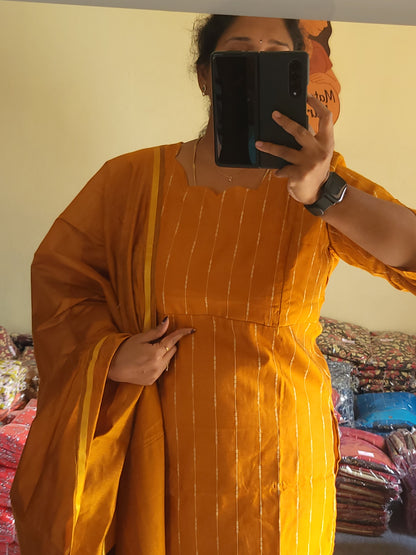 Rawsilk feeding 3pc sets golden yellow