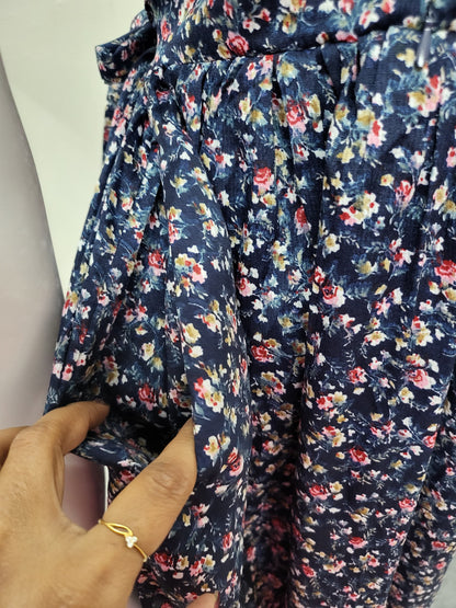 Delta crepe feeding Kurtis blu mixed