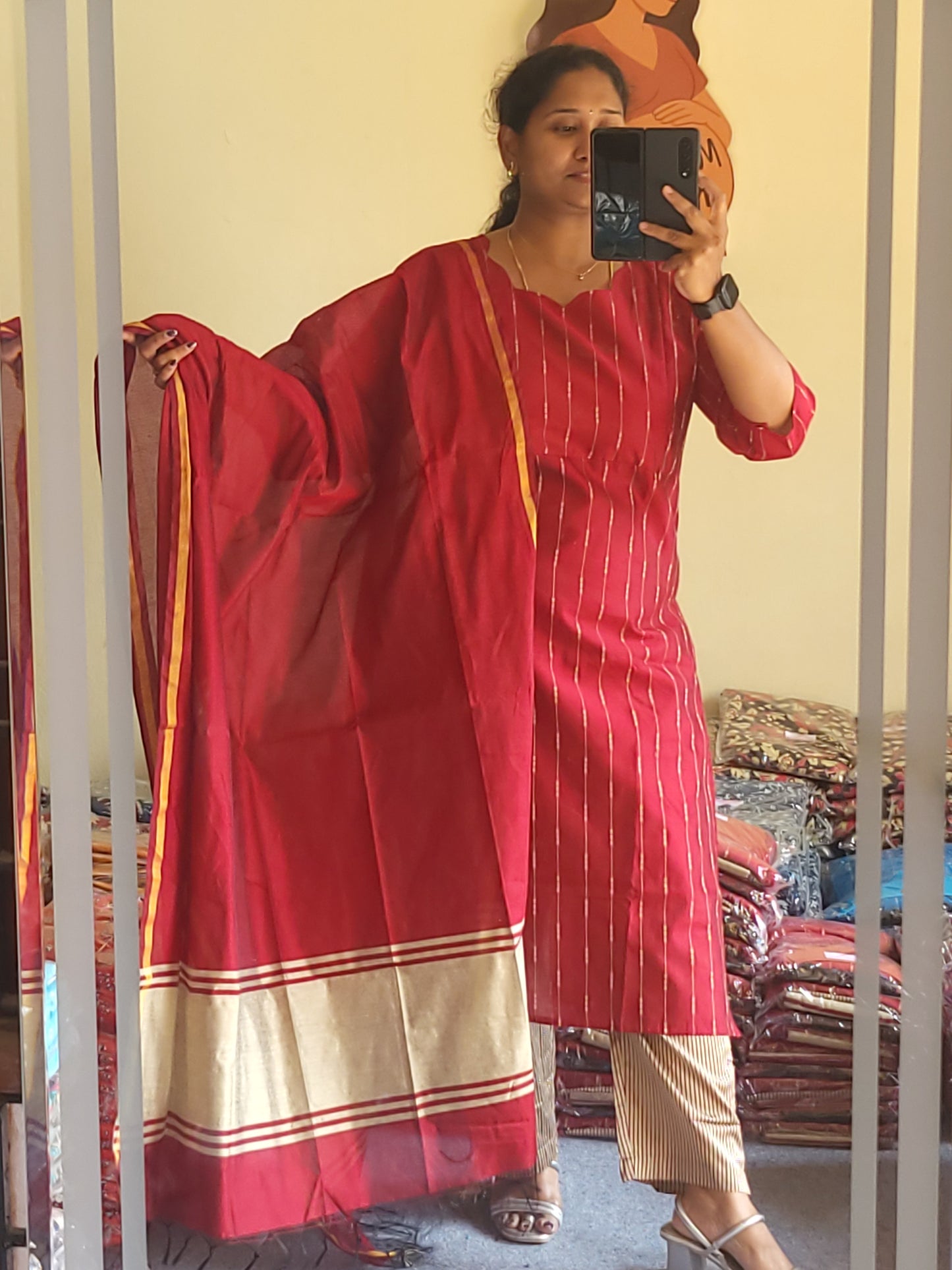 Rawsilk feeding 3pc sets red