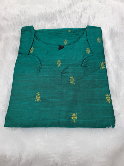 Rawsilk kurtis07 non feeding