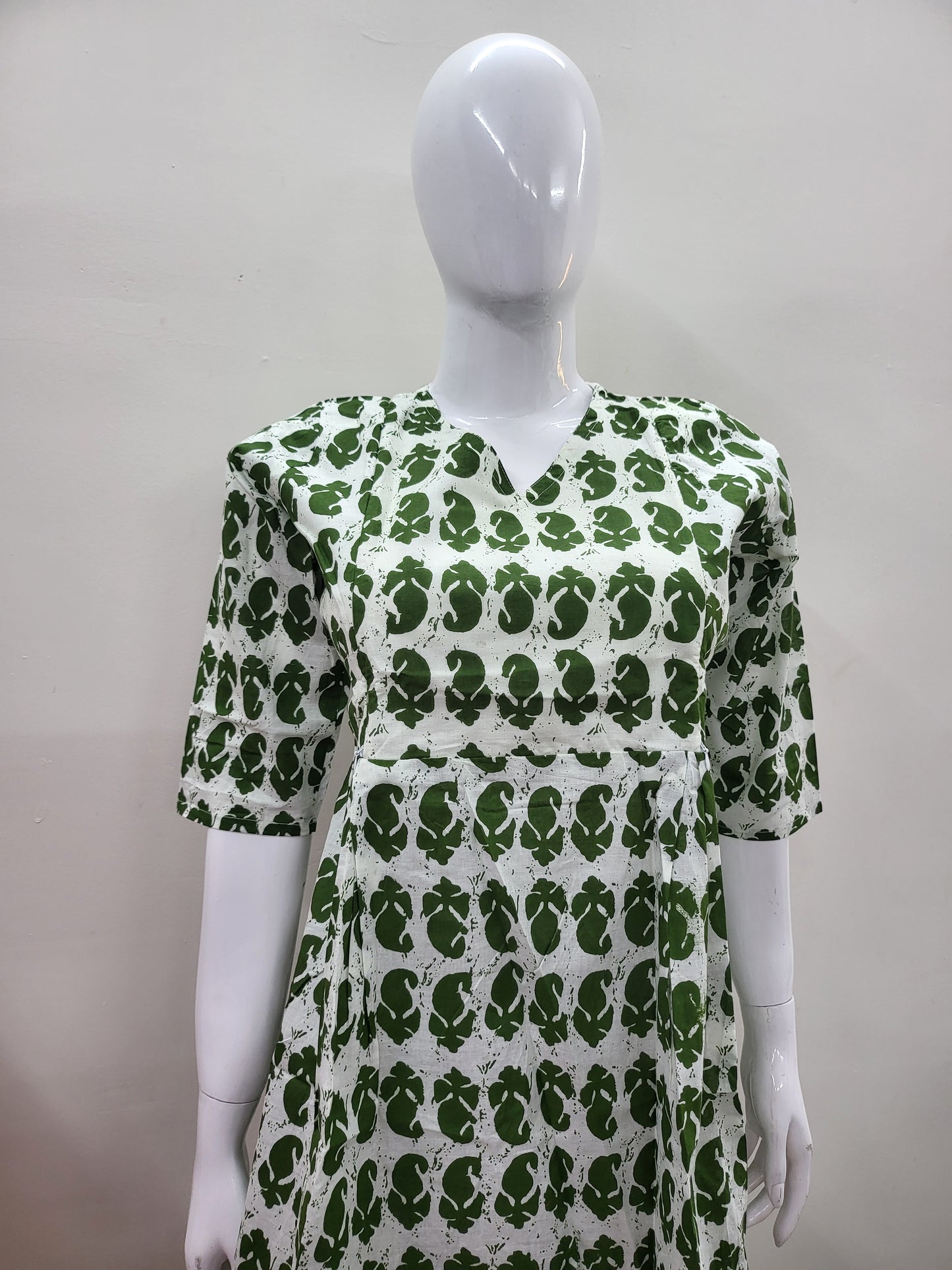 FEEDING CO-ORD SET wht /grn