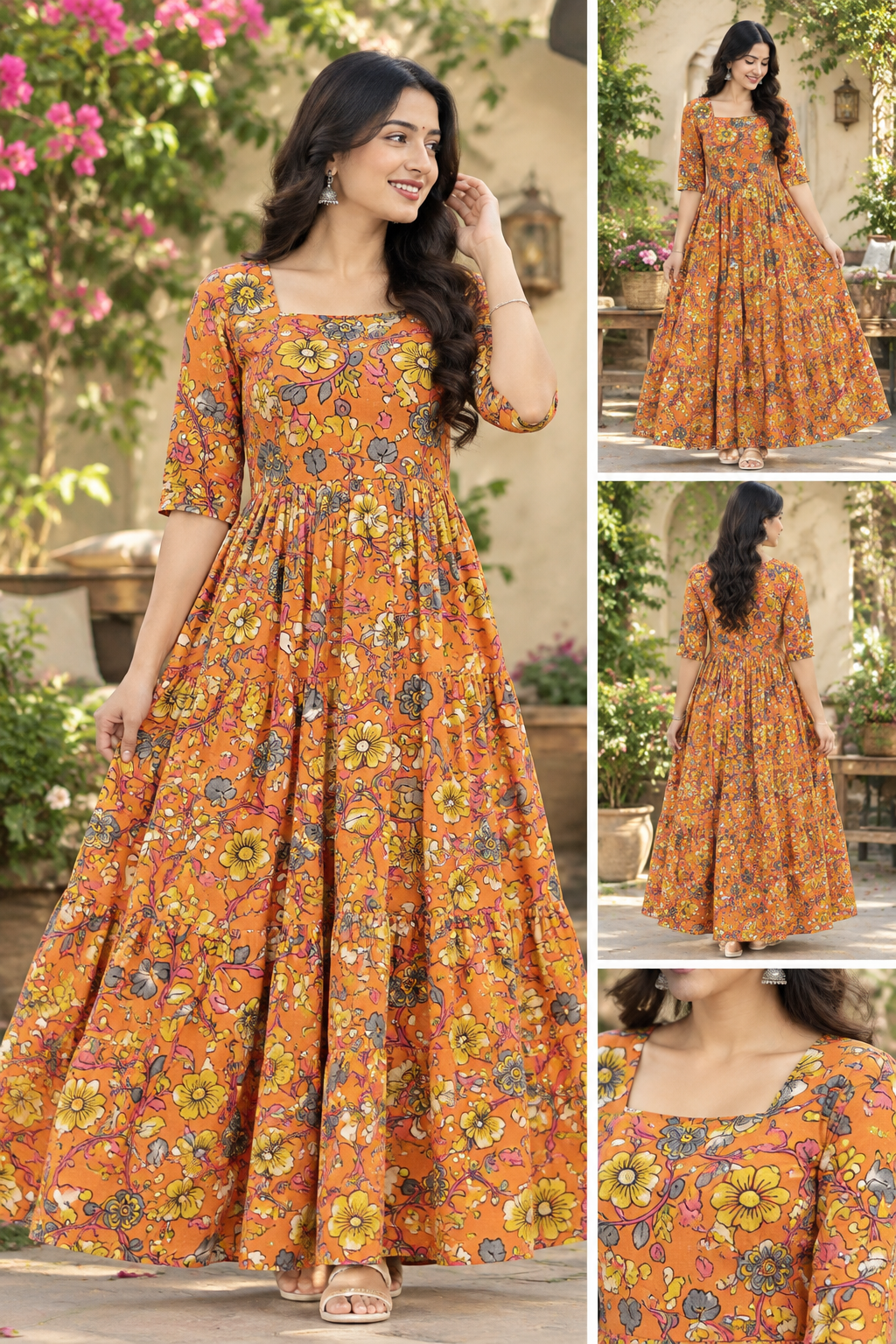 Kalamkaari Kurtis02(non feeding)