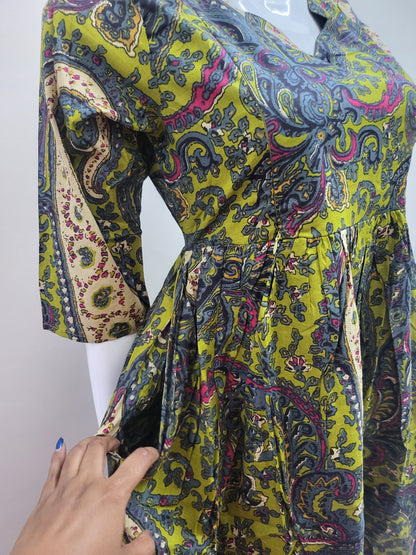 Feeding frock greenmix