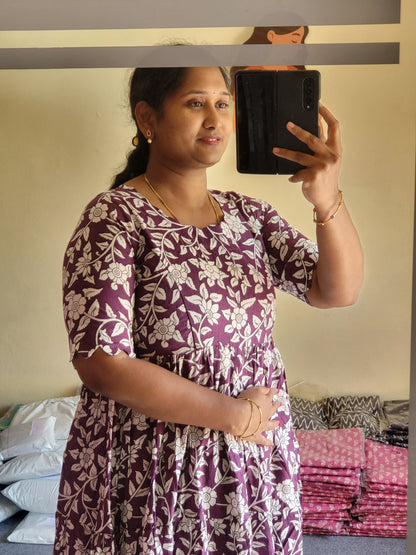 Kalamkaari feeding kurtis KLF2