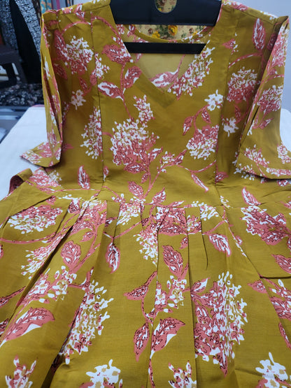 549/- feeding anarkali ylw901286