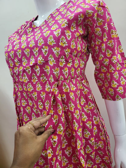 Feeding co-ord sets pink ylw