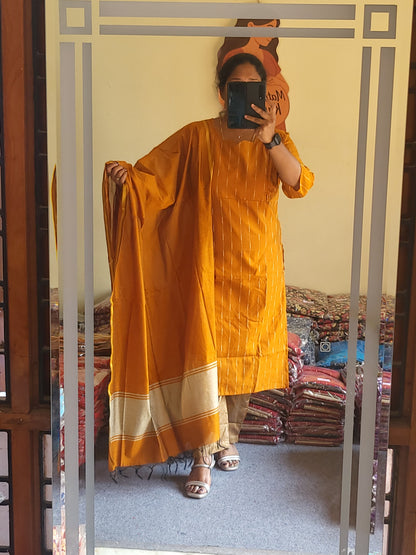 Rawsilk feeding 3pc sets golden yellow