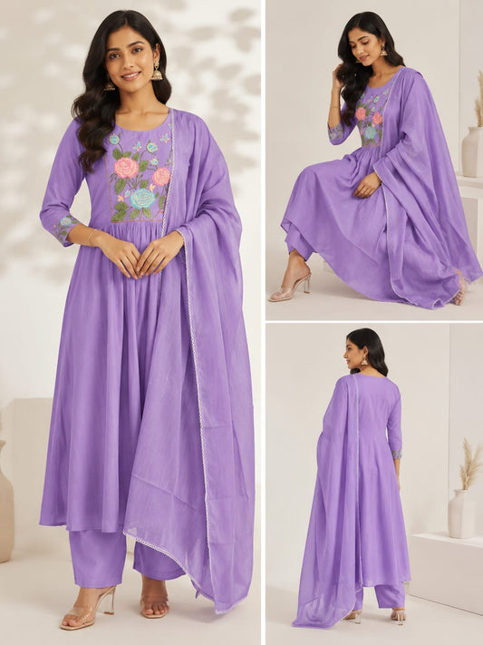 1550 3pc sets Partywear Lav