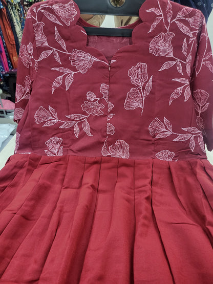 699/- center zip feeding anarkali mr