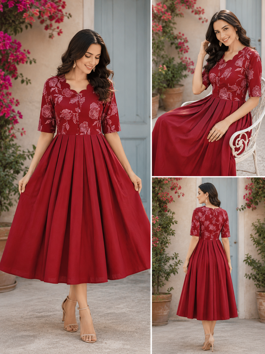 699/- center zip feeding anarkali mr