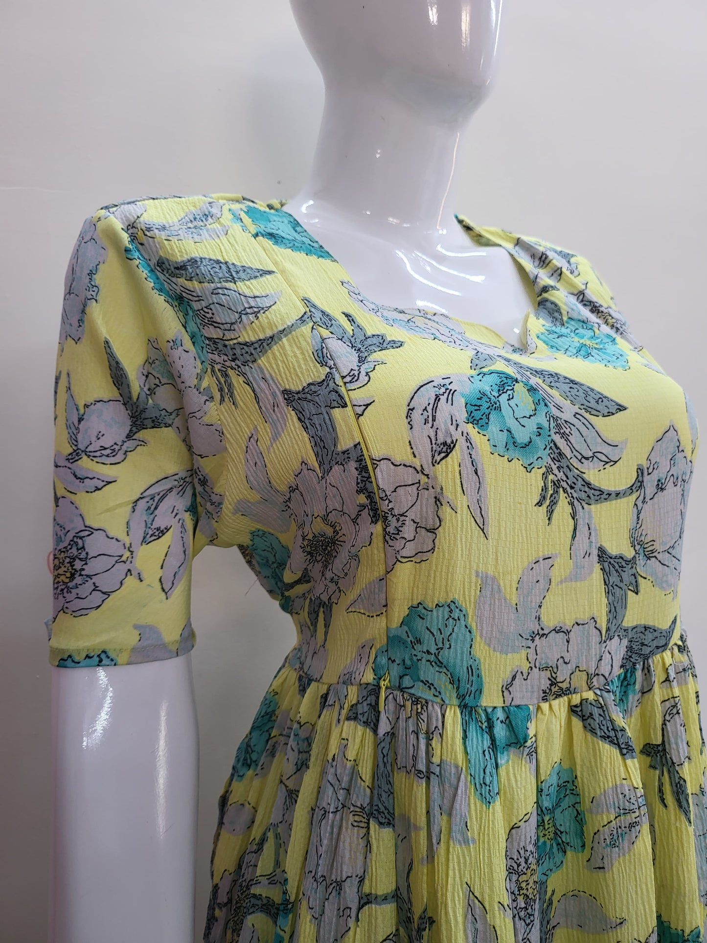 Delta crepe feeding Kurtis grn/ ylw
