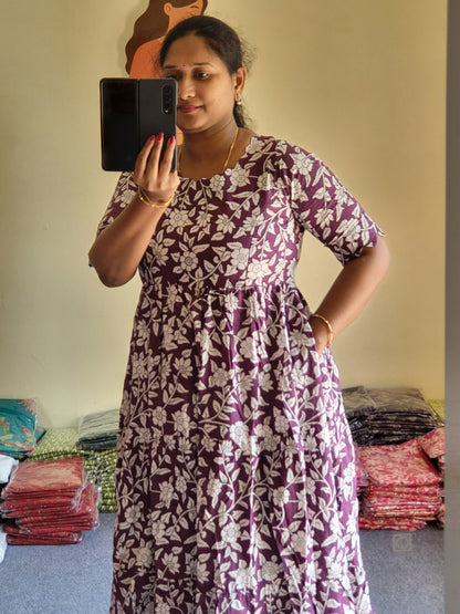 Kalamkaari feeding kurtis KLF2